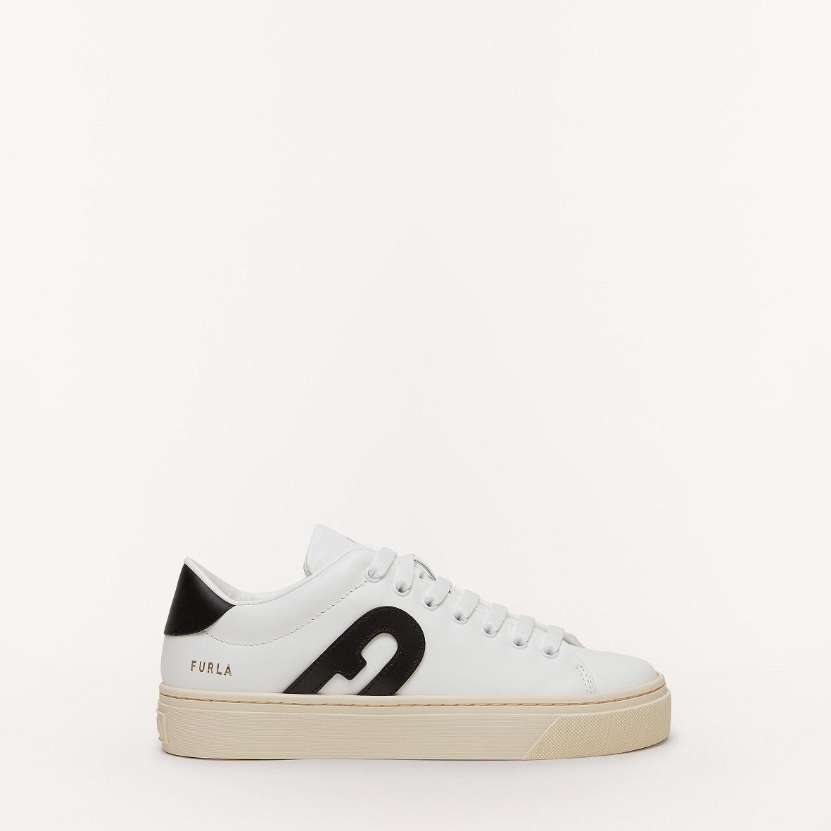 Furla Joy Sneakers White Black Women South Africa DI9472305